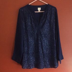 Chico’s sparkle shirt